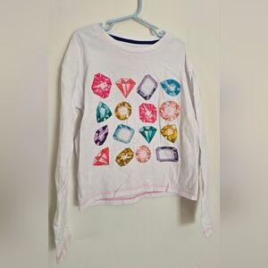 Gem Pattern Kids Shirt